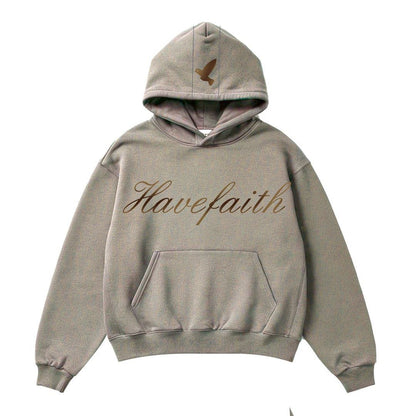 “TEN FE” — SUDADERA CON CAPUCHA PARA HOMBRE