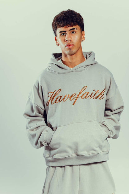 “TEN FE” — SUDADERA CON CAPUCHA PARA HOMBRE