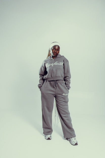 “TEN FE” — CONJUNTO DE PANTALONES DEPORTIVOS Y SUDADERA CON CAPUCHA PARA MUJER